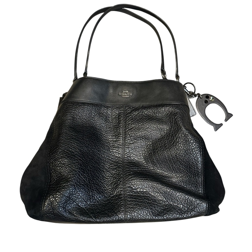 Coach Lexi Black Leather and suede Women's Bag
